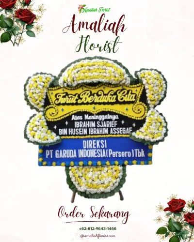 Papan Bunga Duka di Jamusan