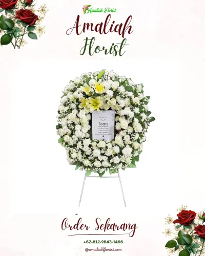 Krans Bunga Duka Cita di Jamusan